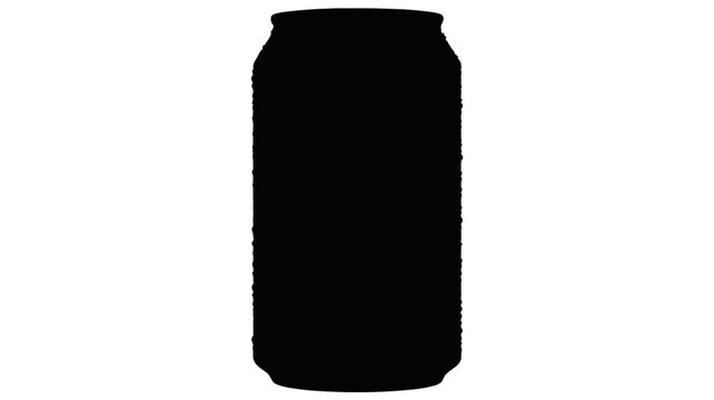 Refreshing aluminum can template for mockups, craft projects and creative product design ideas