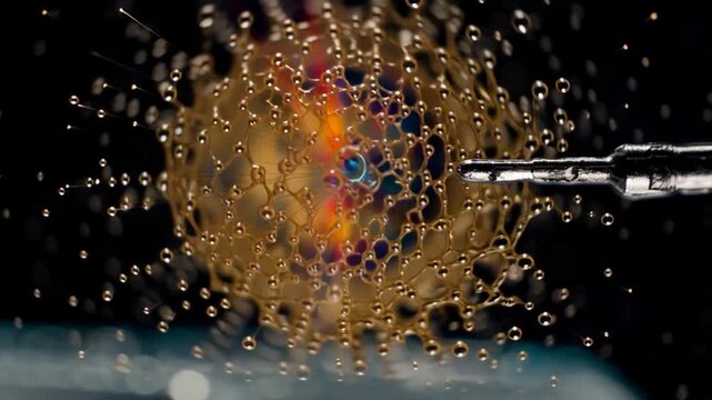 Extreme macro slow-motion (1000fps) capturing laser welding spark
trajectory and metal vaporization phases.