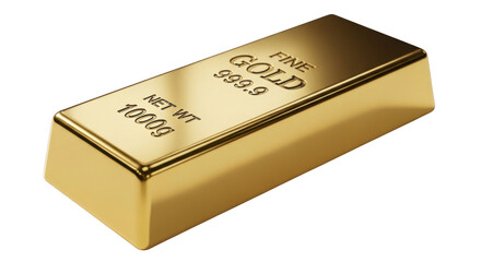 Shiny gold bar precious metal investment finance asset wealth luxury shiny