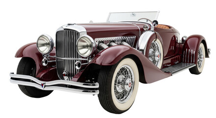 Classic J Boattail Speedster showcases timeless design and elegance on a sunny day