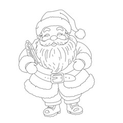 Cute Santa Claus Illustration