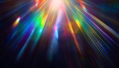 Rainbow Light Crystal Leak Overlay Background Prism Glass Flare Effect Texture Sunlight Rays Iridescent Prismatic