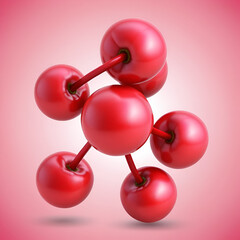 Erythrosine, also known as Red No. 3, is an organoiodine compound, specifically a derivative of fluorone. It is cherry or melon-pink synthetic, primarily used for food coloring. It illustration