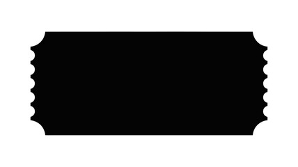 Admit one vintage ticket for your entertainment event, concert admission or movie pass with scalloped edges