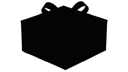 Simple present with bow, gifting joy and anticipation for birthdays, holidays, and special occasions