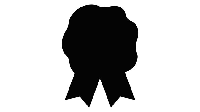 Elegant ribbon graphic for awards and recognition projects, perfect for social media promotions or website design