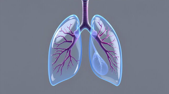 3D anatomical lungs