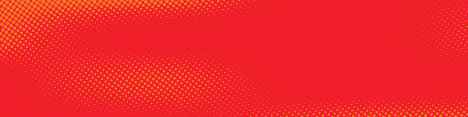 Dots halftone orange color pattern gradient texture with technology digital background. Dots pop art comics with summer background. vector ilustration