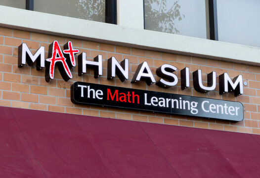 Mathnasium Learning Center Exterior Sign on Building