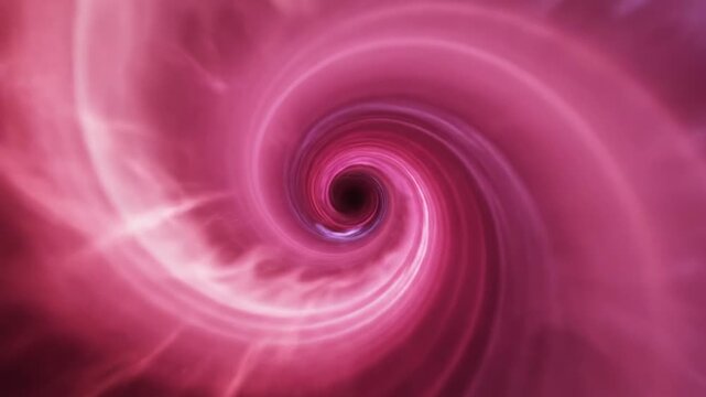 Whimsical Vortex A Cosmic Journey Through the Depths of Space and Time, Pink Swirl