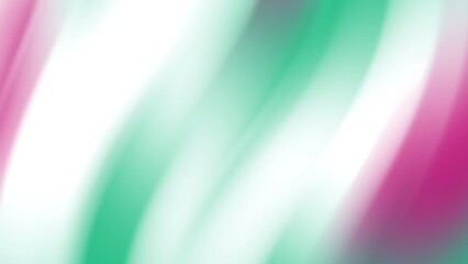 Abstract gradient background smooth vibrant pink green blurred stripes