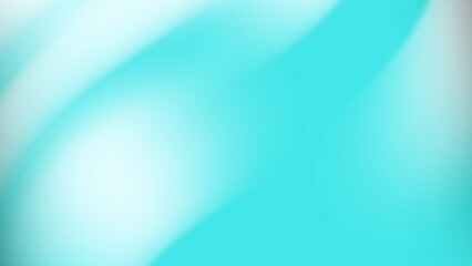 Abstract background gradient turquoise aqua waves smooth