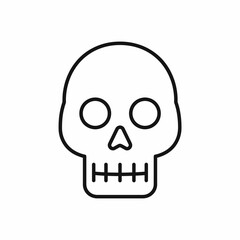 Fototapeta premium human skull vector, skull and crossbones, human skull vector illustration, 