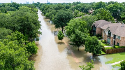 Floodwaters inundate streets and homes after heavy urban rainfall