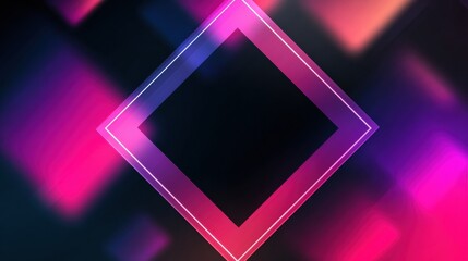 Dark Premium Gradient Background With Blurred Neon Shapes for Black Friday Promotions