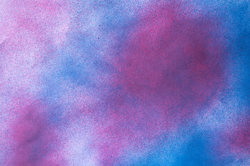 赤と青のスプレー塗料で塗った背景	