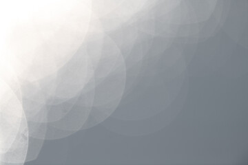 グレー背景の玉ボケ	