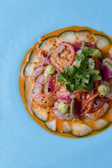 Aguachile de camarón