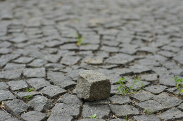granite paving stones