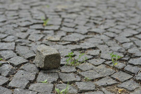 granite paving stones