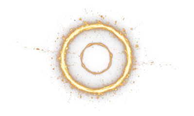 Energy ring background for technology innovation events or product launch presentations plus science communication projects focused on power, data and advanced engineering solutions