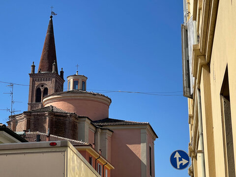 Church Santa Maria Maggiore di Pieve di Cento, Bologna. Italy