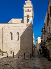 Scolanova Synagogue medieval Jewish prayer site turned into a church in Trani Italy 