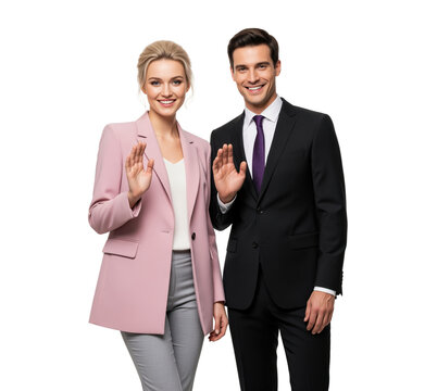 Corporate welcome hosts recording a greeting video to open investor presentations for companies refreshing their image during virtual events and conference live streams reaching worldwide audiences