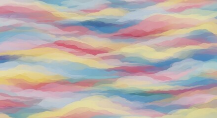 Abstract Swirls of Pastel Colors Creating a Dreamy Soft Background.
