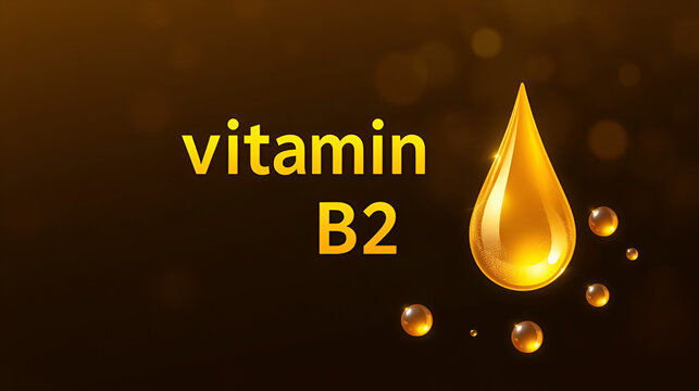 Vitamin B2 gold icon. Vitamin drop pill capsule icon. Pantothenic acid vitamin drops tablets capsules. Shining golden drop of essence. Beauty treatment nutrition skin care design. Vector illustration