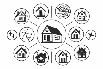 A Set of Icons for the Astrological House System