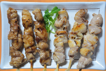 焼き鳥を俯瞰