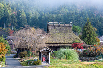 美山かやぶきの里の秋