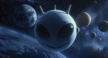 Alien Exploring Planetary System.