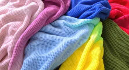 Colorful Fabric Textiles.