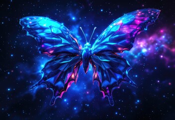 Cosmic Butterfly Galaxy Wings.