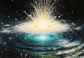 Cosmic Explosion Galaxy Birth Nebula.