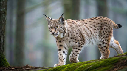 Obraz premium lynx in the forest