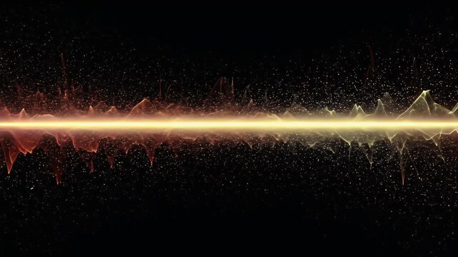 Abstract Golden Light Streak Particle Motion Background Loop - Powered by Adobe