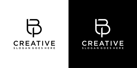 PB or BP initial letter logo design vector © Kurniawan