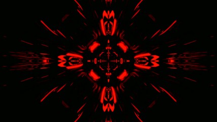 Dynamic tunnel video loop with vibrant red effects for engaging screensaver motion background