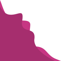 Abstract Purple Wave Design Element for Modern Backgrounds.