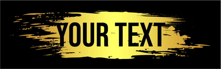 Brush stroke for your text template