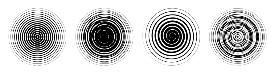 Circle brush stroke element
