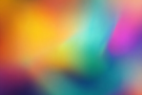 Vibrant color gradient with smooth transitions and abstract shapes creating a lively and dynamic feel