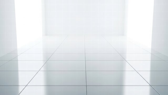 Minimalist Light Corridor: An ultra-modern corridor bathed in a radiant, diffused glow. The clean lines and reflective surfaces create a sense of spaciousness and tranquility.