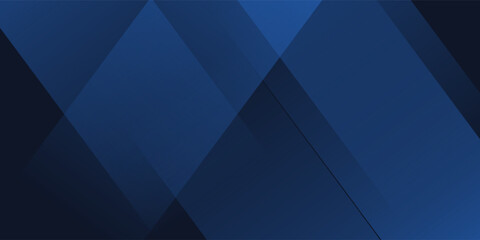 Blue black abstract background geometry shine and layer element vector for presentation design. Suit for business, corporate, institution, party, festive, seminar, and talks