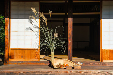 十五夜のお供え