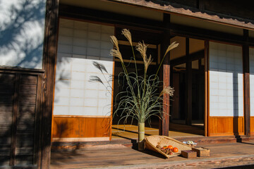 古民家のお供え