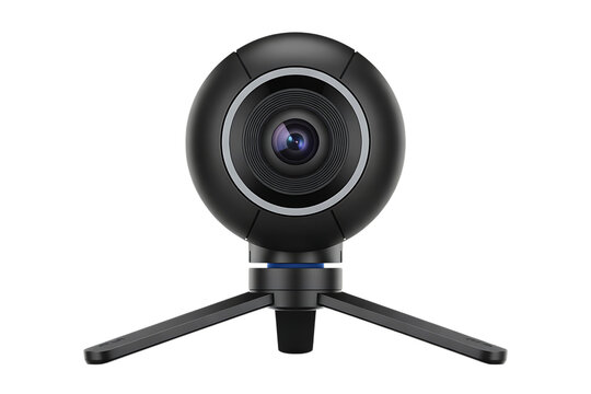 Sleek webcam on tripod: ideal for video calls & live streaming
